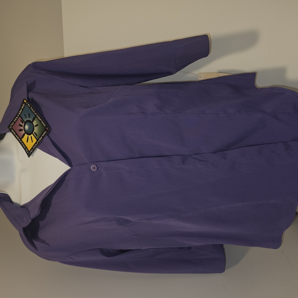 No Boundaries Purple Lightweight Shirt Jacket